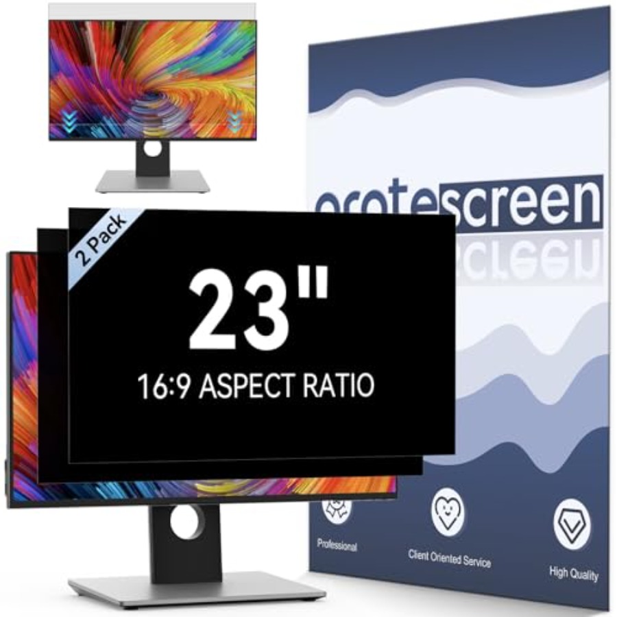 Privacy Filter 2Pack - [2-Pack] 23 Inch Computer Privacy Screen