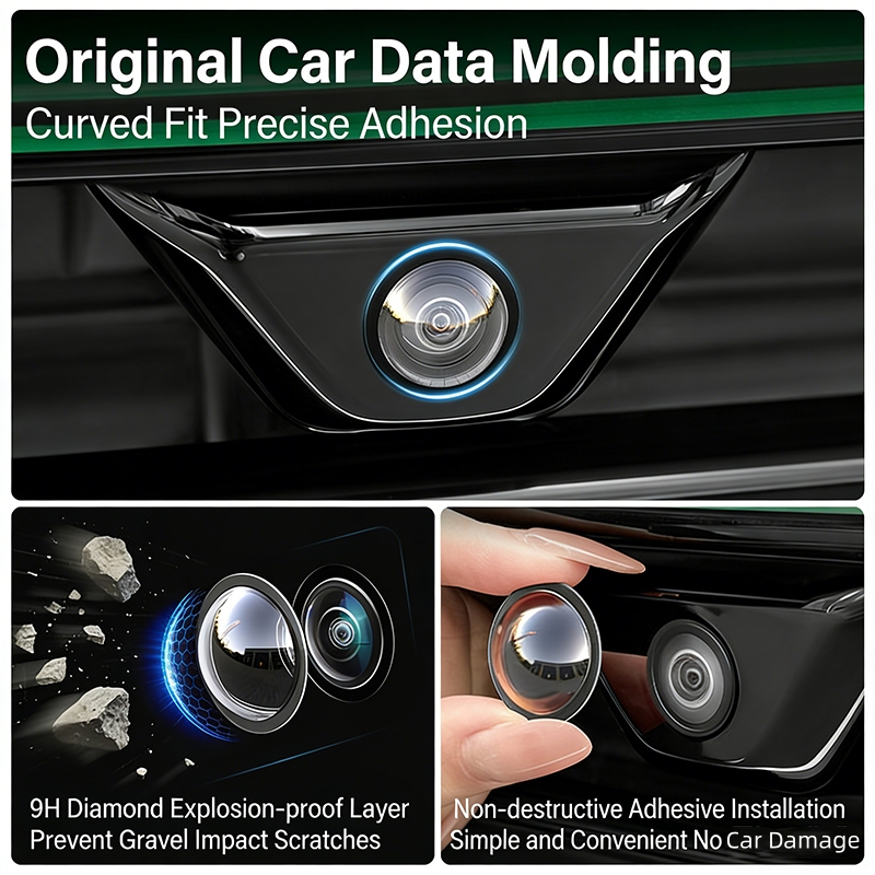 2/4Pcs Universal Car Camera Le - Camera Lens Protector avaliação e preço
