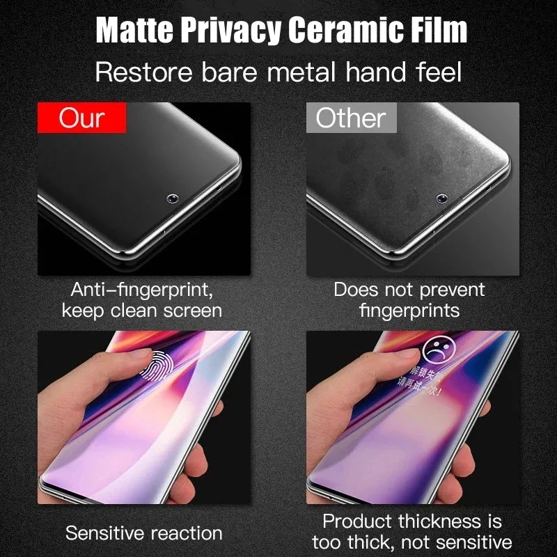 3Pcs Matte Ceramic Privacy Scr - Matte Anti Glare Screen avaliação e preço