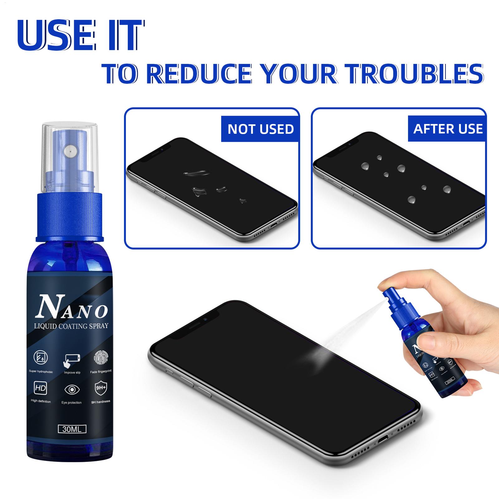 30ml Anti-Scratch Coating Prot - Oleophobic Coating Spray avaliação e preço