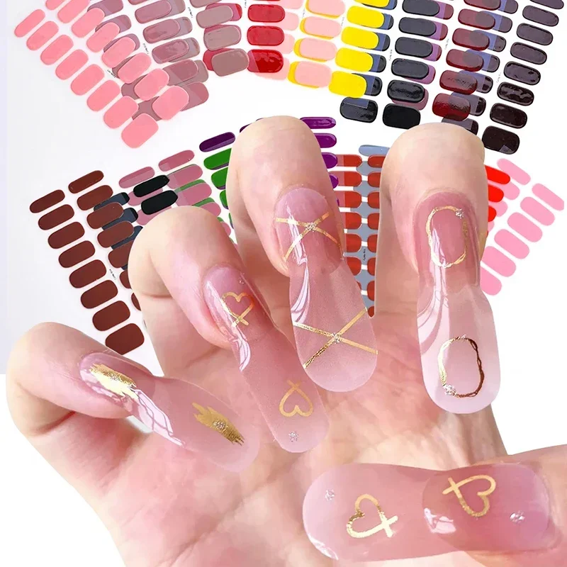16Tips Semi-Cured Nail Art Sti - Full Cover Adhesive avaliação e preço