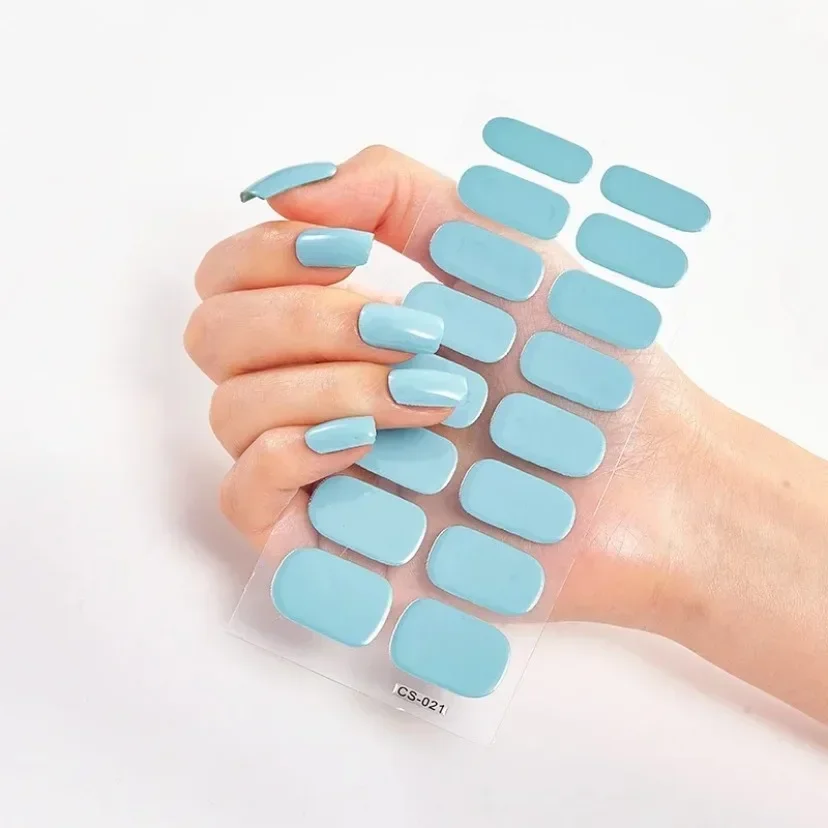 16Tips Semi-Cured Nail Art Sti - Full Cover Adhesive avaliação e preço