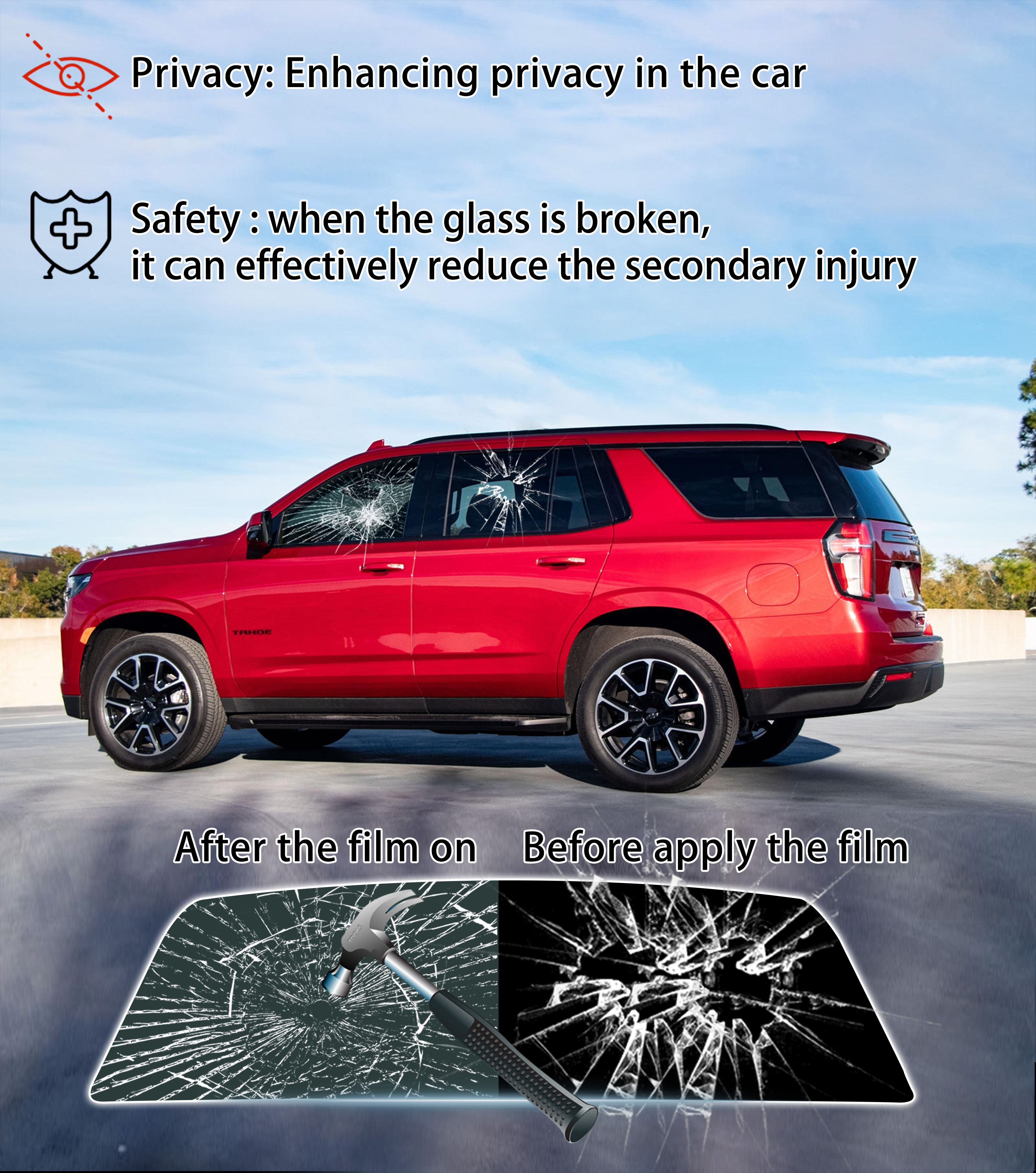 Precut Window Tint Car for For - Glass Protector Auto avaliação e preço