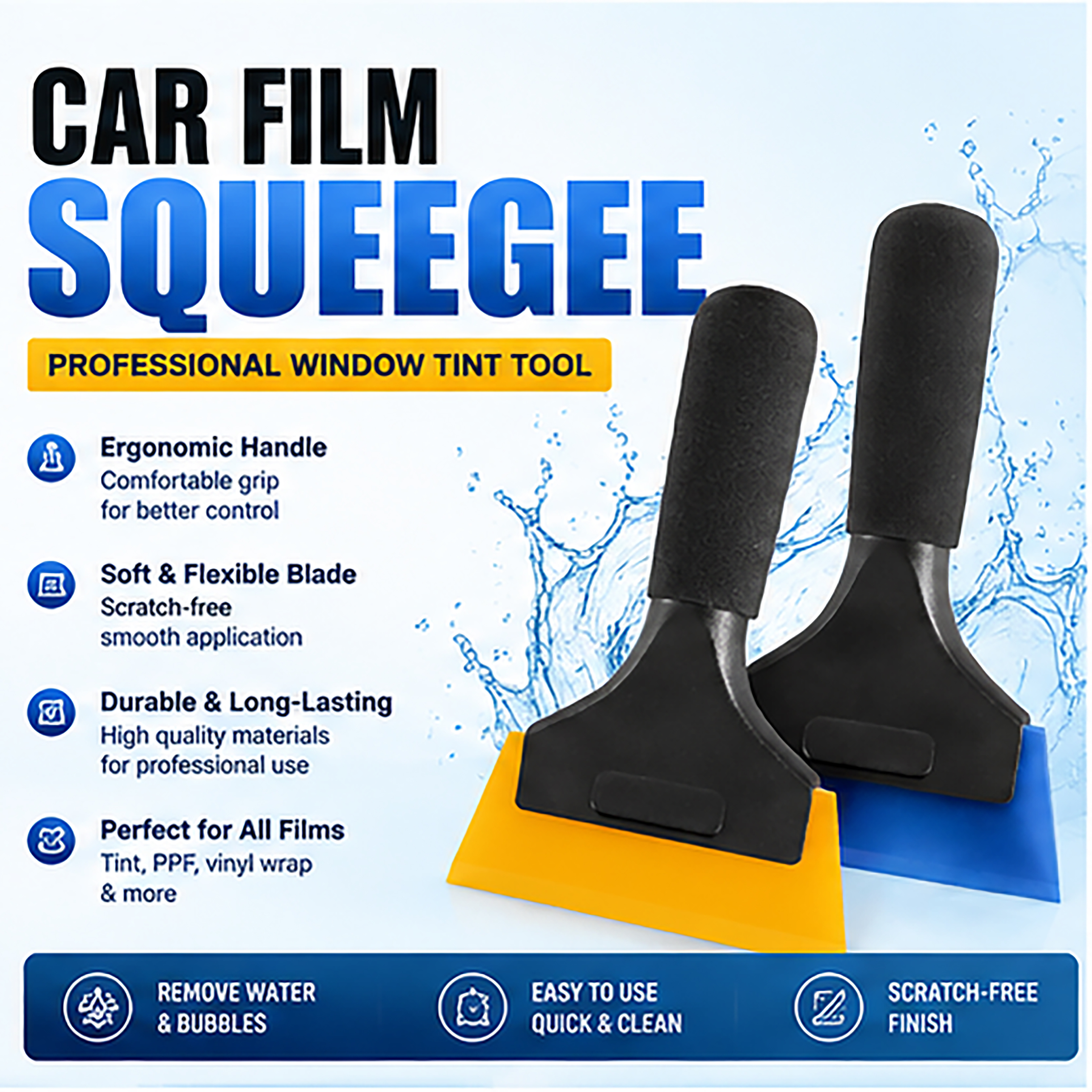 Car Anti Scratch Vinyl Wrap Sq - Air Bubble Remover avaliação e preço