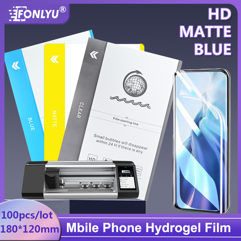 FONLYU 100pcs Universal TPU HD - Flexible Tpu Film avaliação e preço