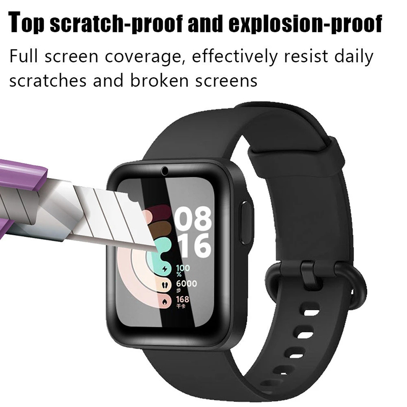 2 Pcs Tempered Glass for Redmi - Smartwatch Screen Film avaliação e preço