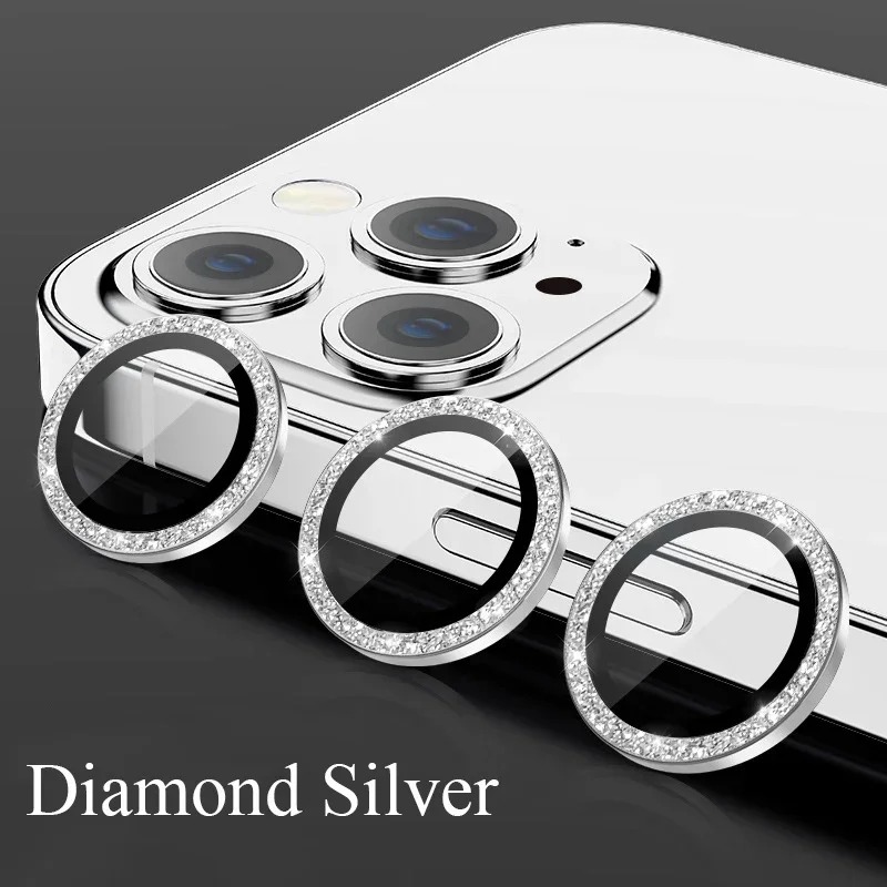 Glitter Camera Lens Protector  - Tempered Glass Screen 9H avaliação e preço