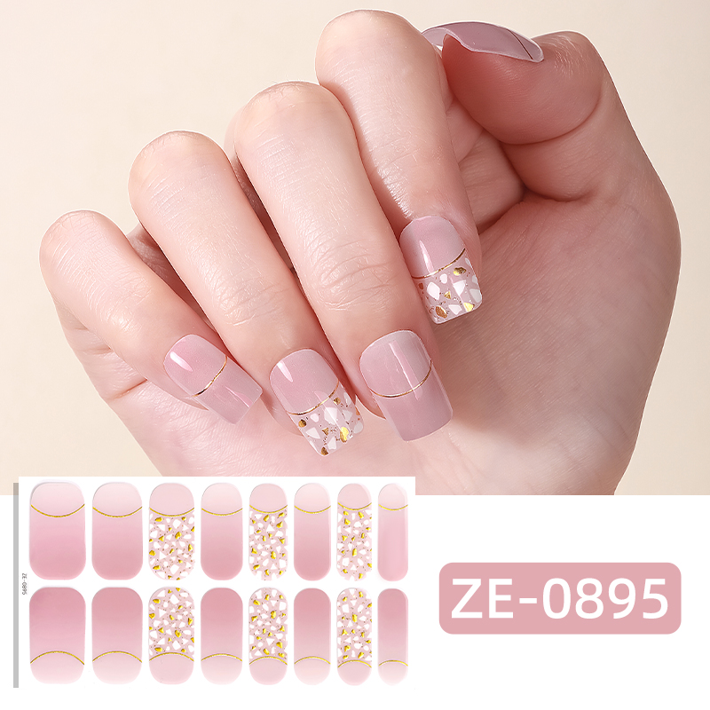 16Tips Pink Glitter Full Cover - Full Cover Adhesive avaliação e preço