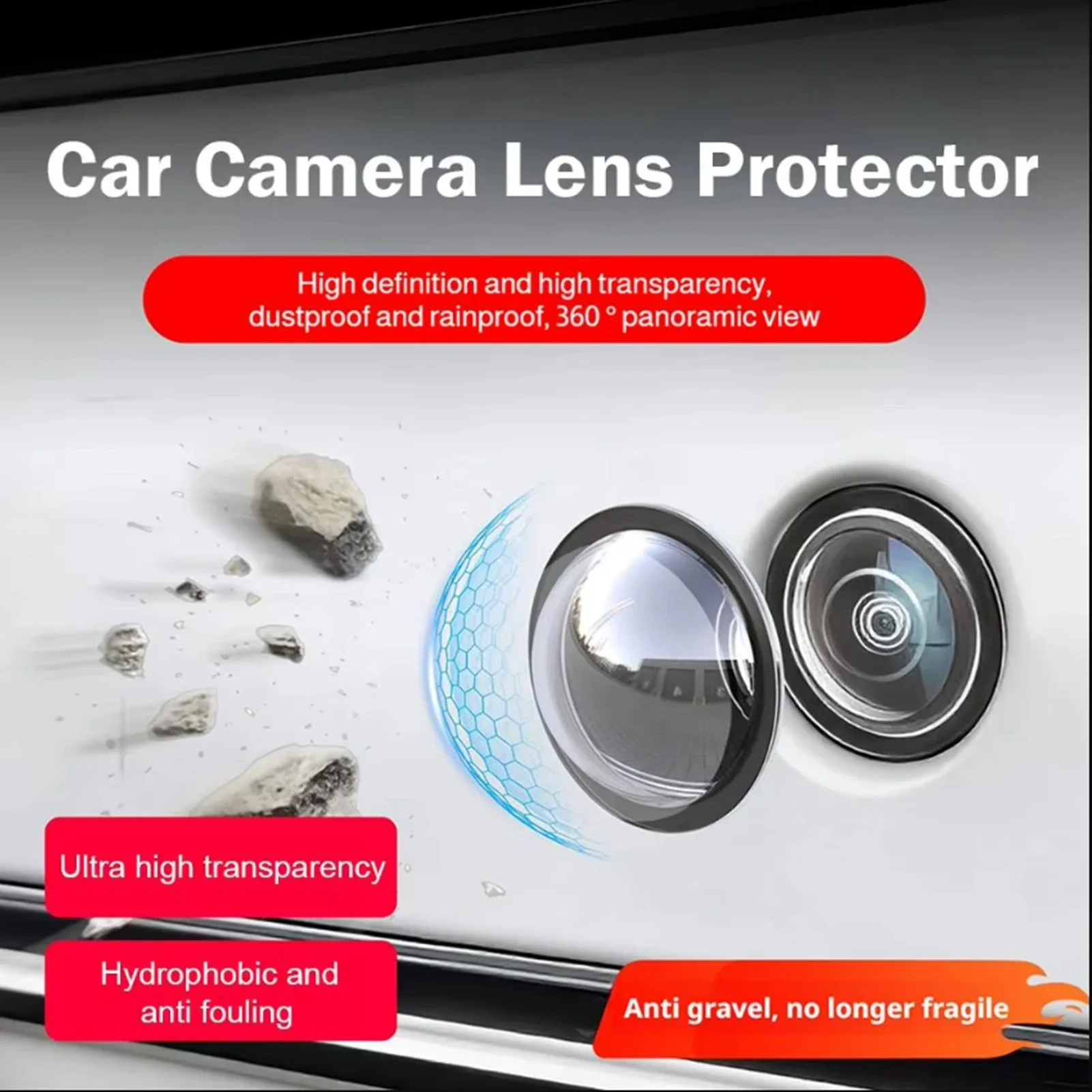 2 Pcs Car Camera Lens Protecto - Camera Lens Protector avaliação e preço