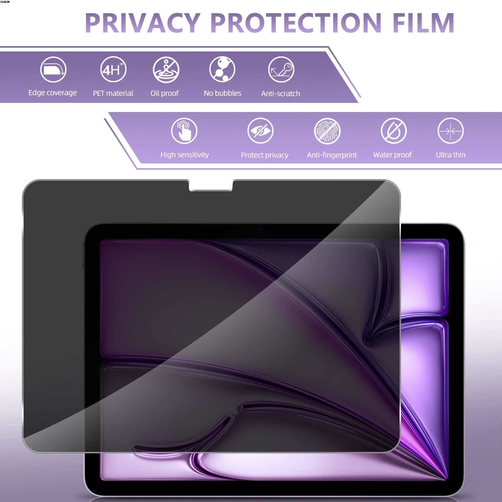 2 Way Privacy Anti-Spy Screen  - Anti Blue Light Film avaliação e preço