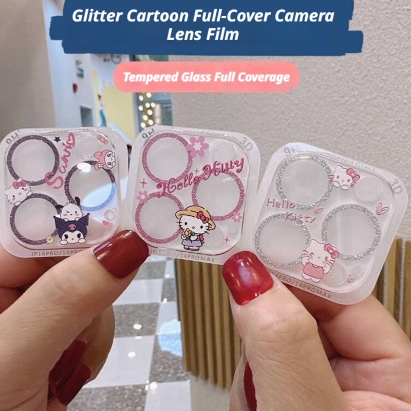Sanrio Hello Kitty Kuromi Glit - Tempered Glass Screen 9H avaliação e preço