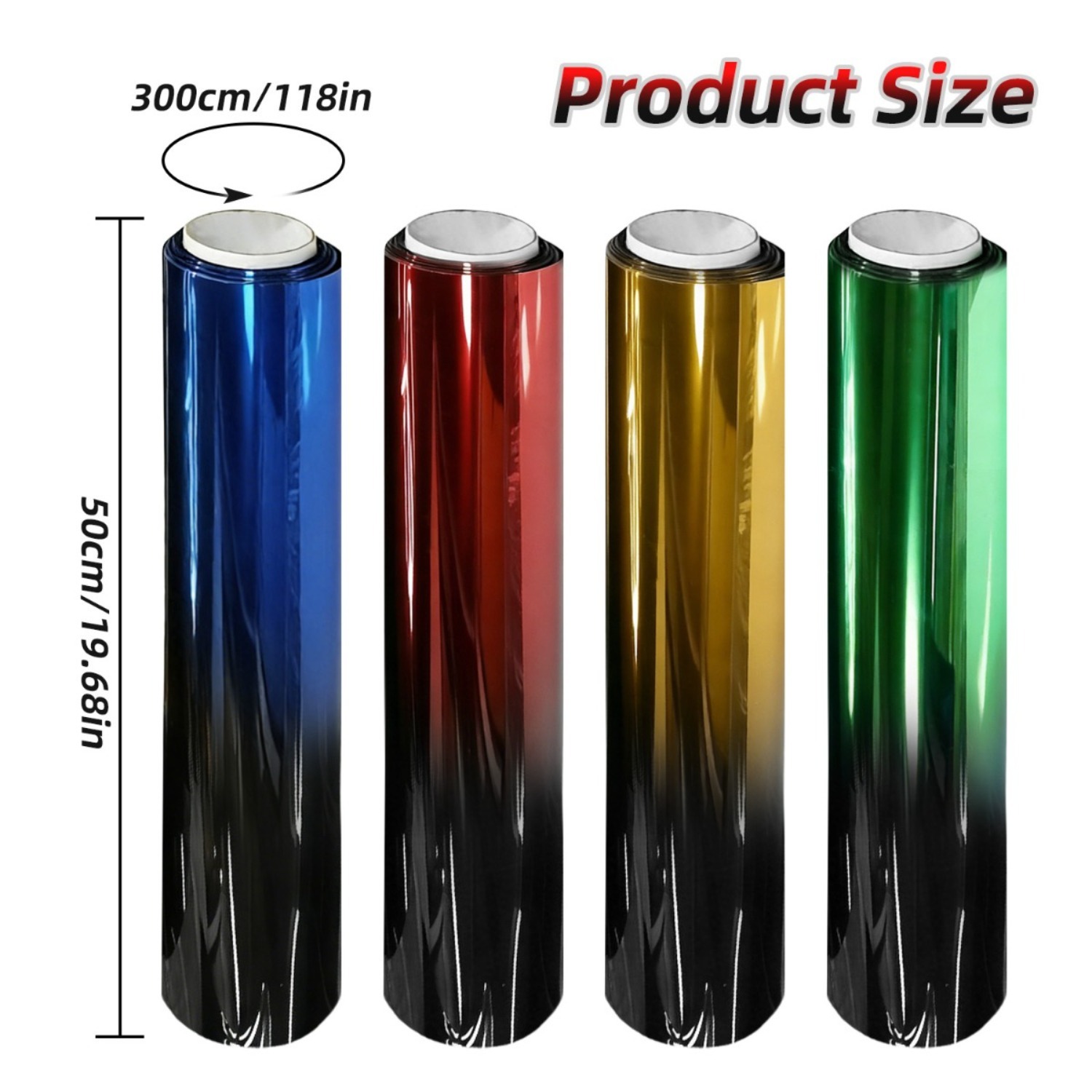 50x300cm Car Window Two-Tone T - Privacy Screen Protector avaliação e preço