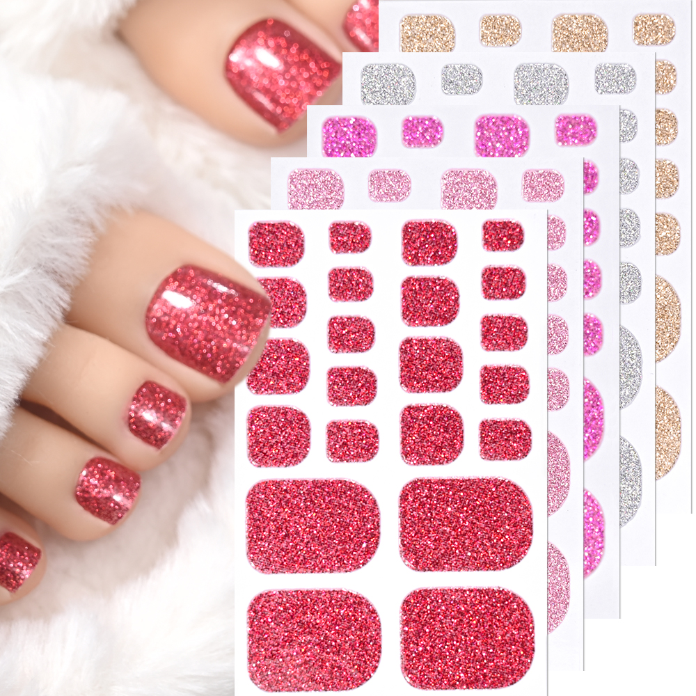 22tips Toe Nail Sticker Wraps  - Full Cover Adhesive avaliação e preço