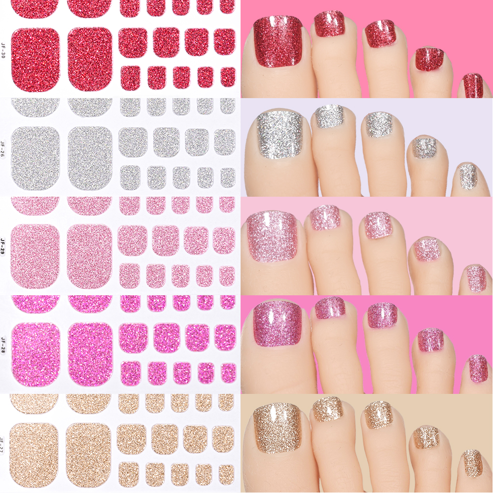 22tips Toe Nail Sticker Wraps  - Full Cover Adhesive avaliação e preço