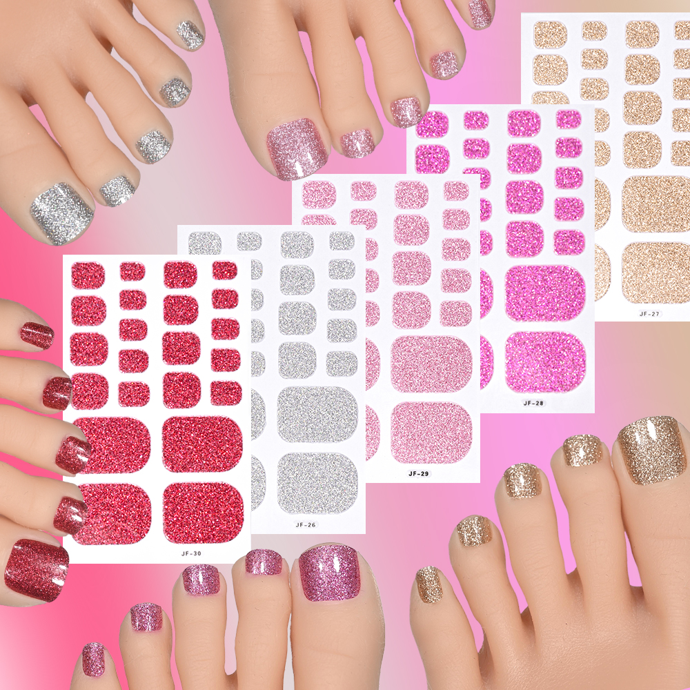 22tips Toe Nail Sticker Wraps  - Full Cover Adhesive avaliação e preço