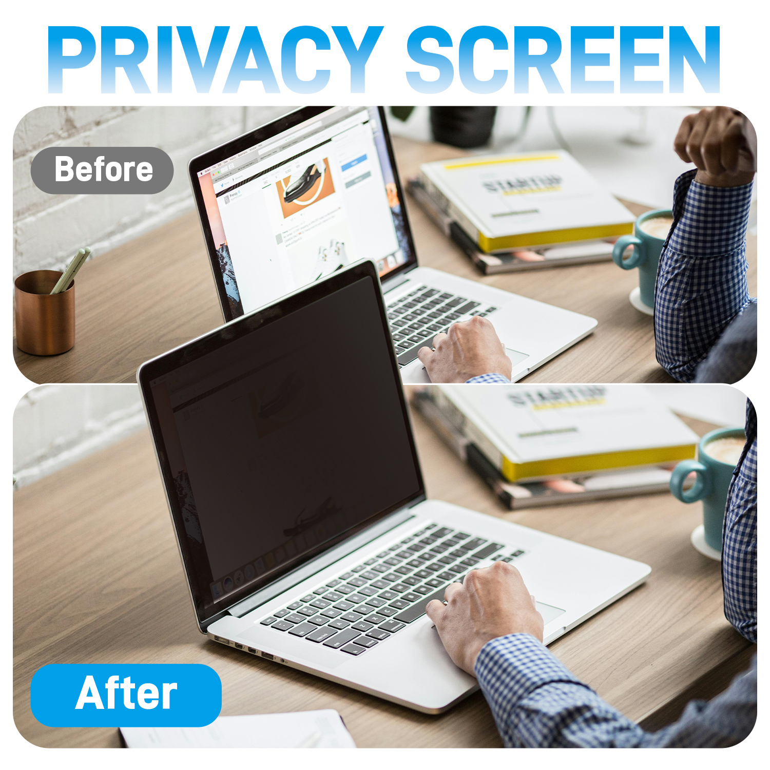 For Laptop 14 inch Privacy Ant - Anti Blue Light Film avaliação e preço