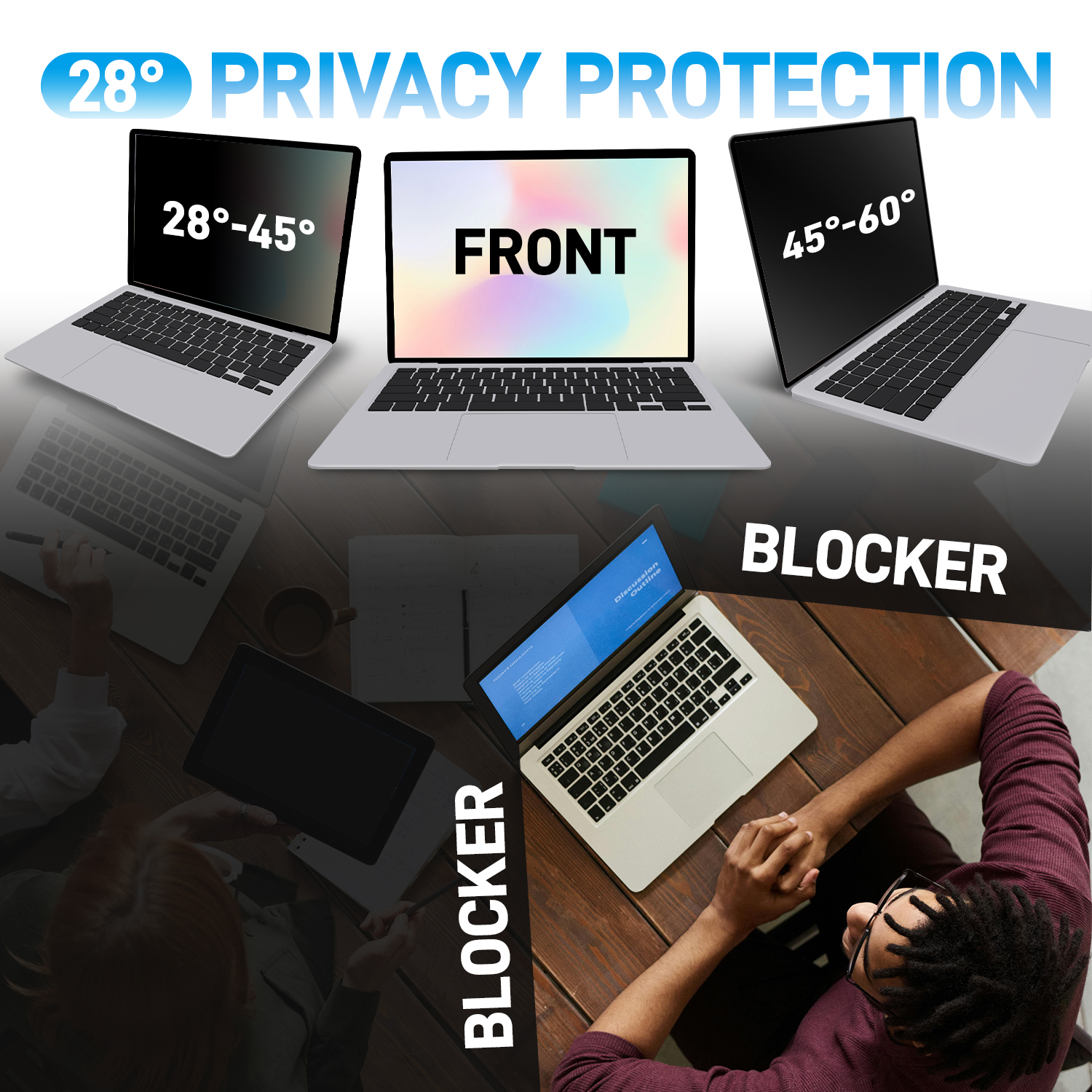 For Laptop 14 inch Privacy Ant - Anti Blue Light Film avaliação e preço