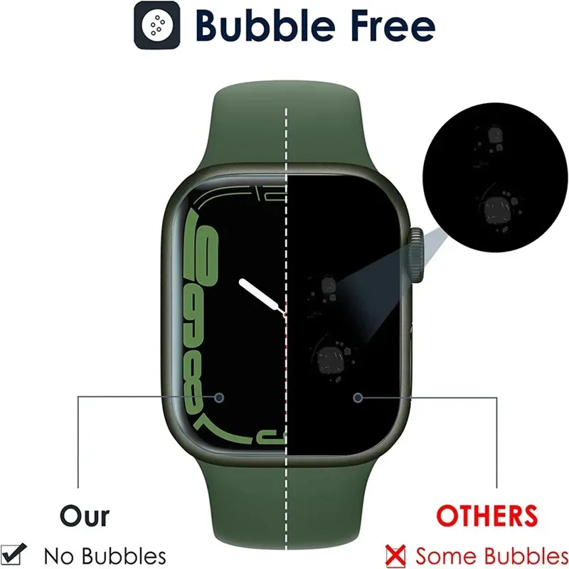 3PCS Hydrogel Film for Apple W - Smartwatch Screen Film avaliação e preço