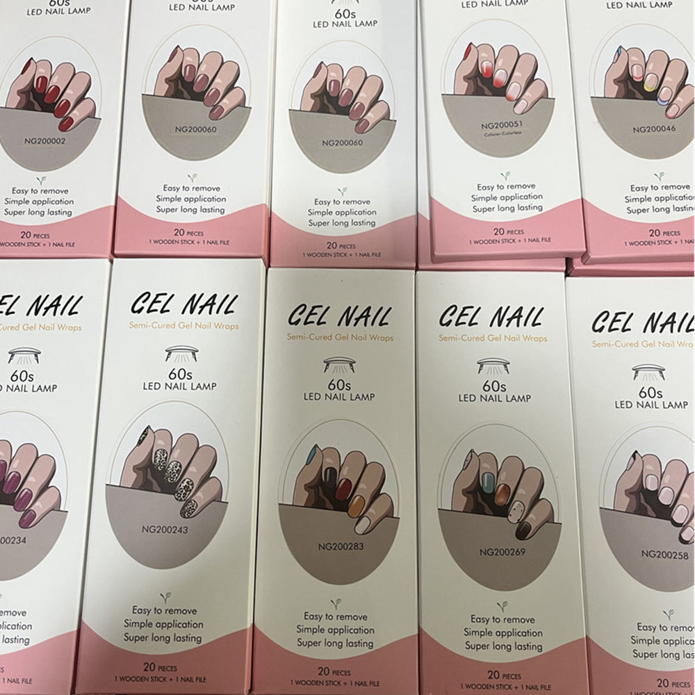 16/18/20Tips French Gel Nail S - Full Cover Adhesive avaliação e preço