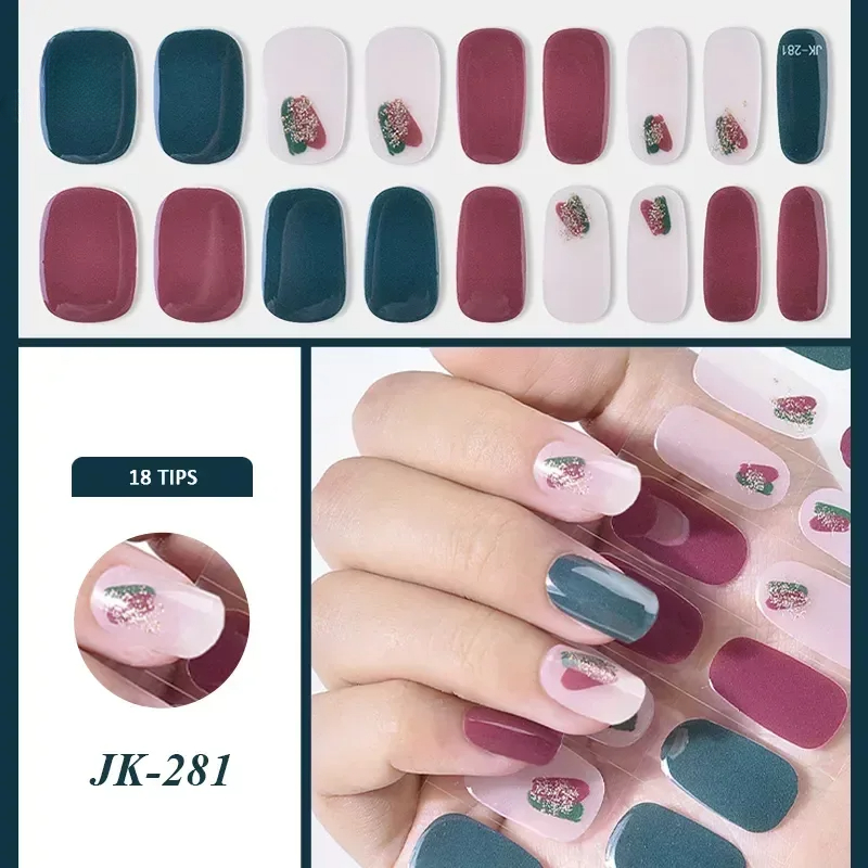 16/18/20Tips French Gel Nail S - Full Cover Adhesive avaliação e preço